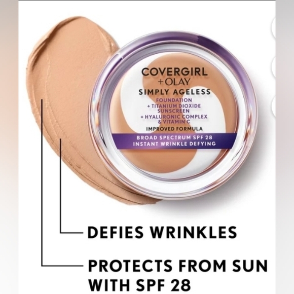 Covergirl-Aqua Smooth Powder Foundation & Simply Ageless Foundation BUND… - Picture 8 of 12